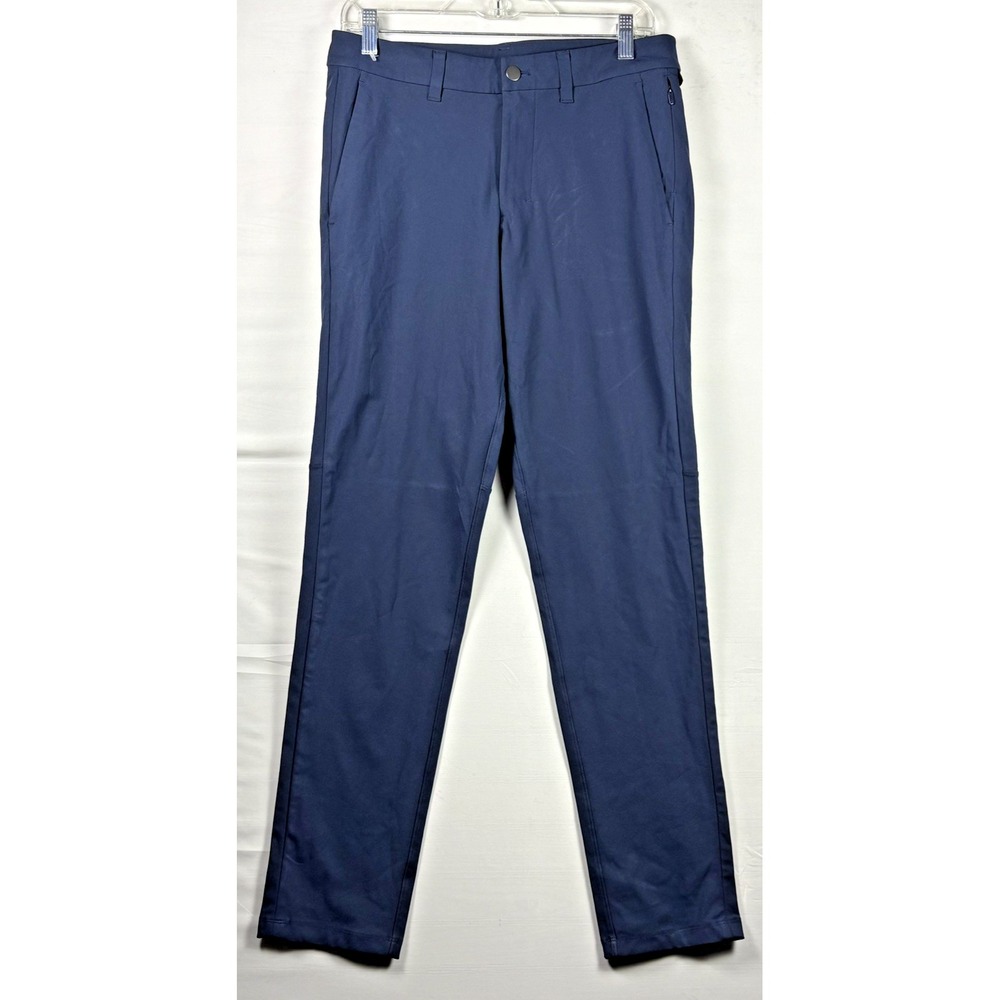 Lululemon Men's Blue ABC Commission‎ Slim 5-Pocket  Warpstreme Pants 31x30